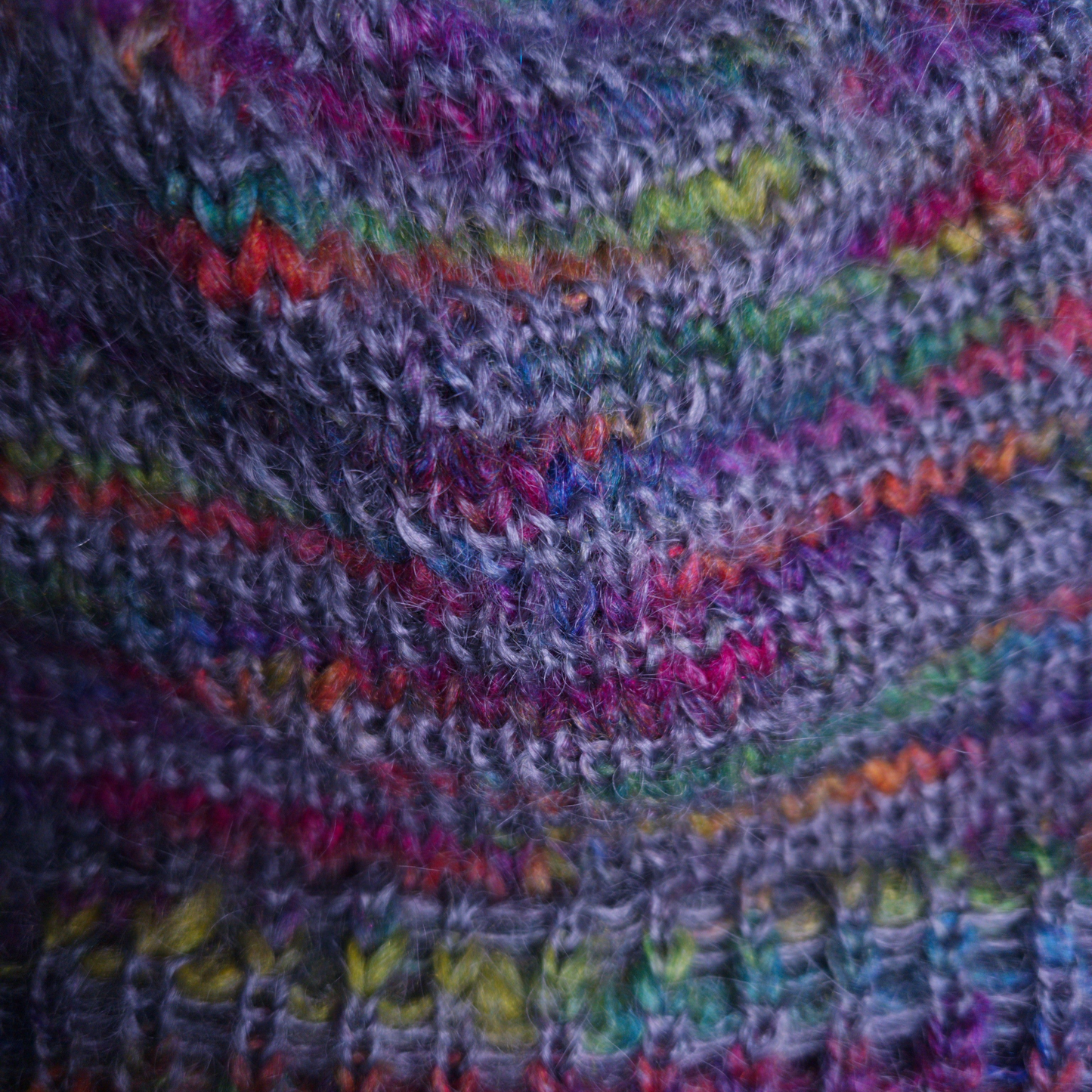 Mohair Hat - Multi Coloured