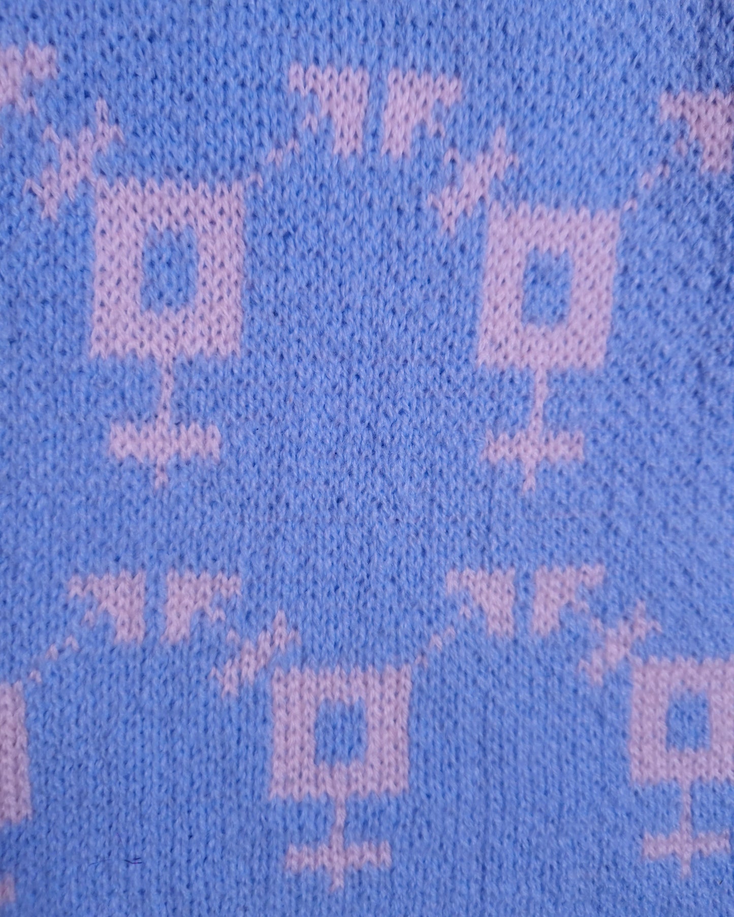 Transgender Symbol Scarf - Baby Blue