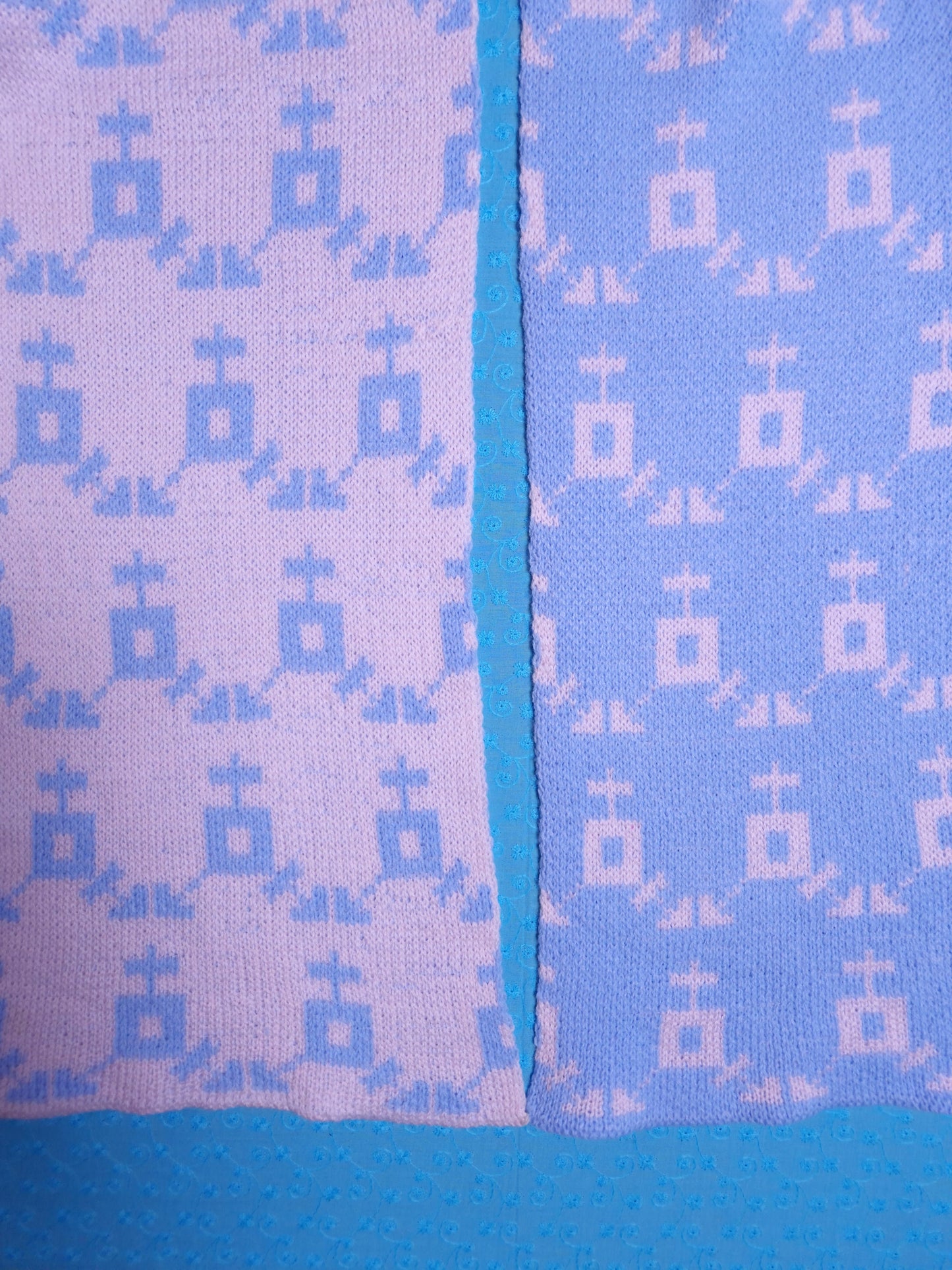 Transgender Symbol Scarf - Baby Pink