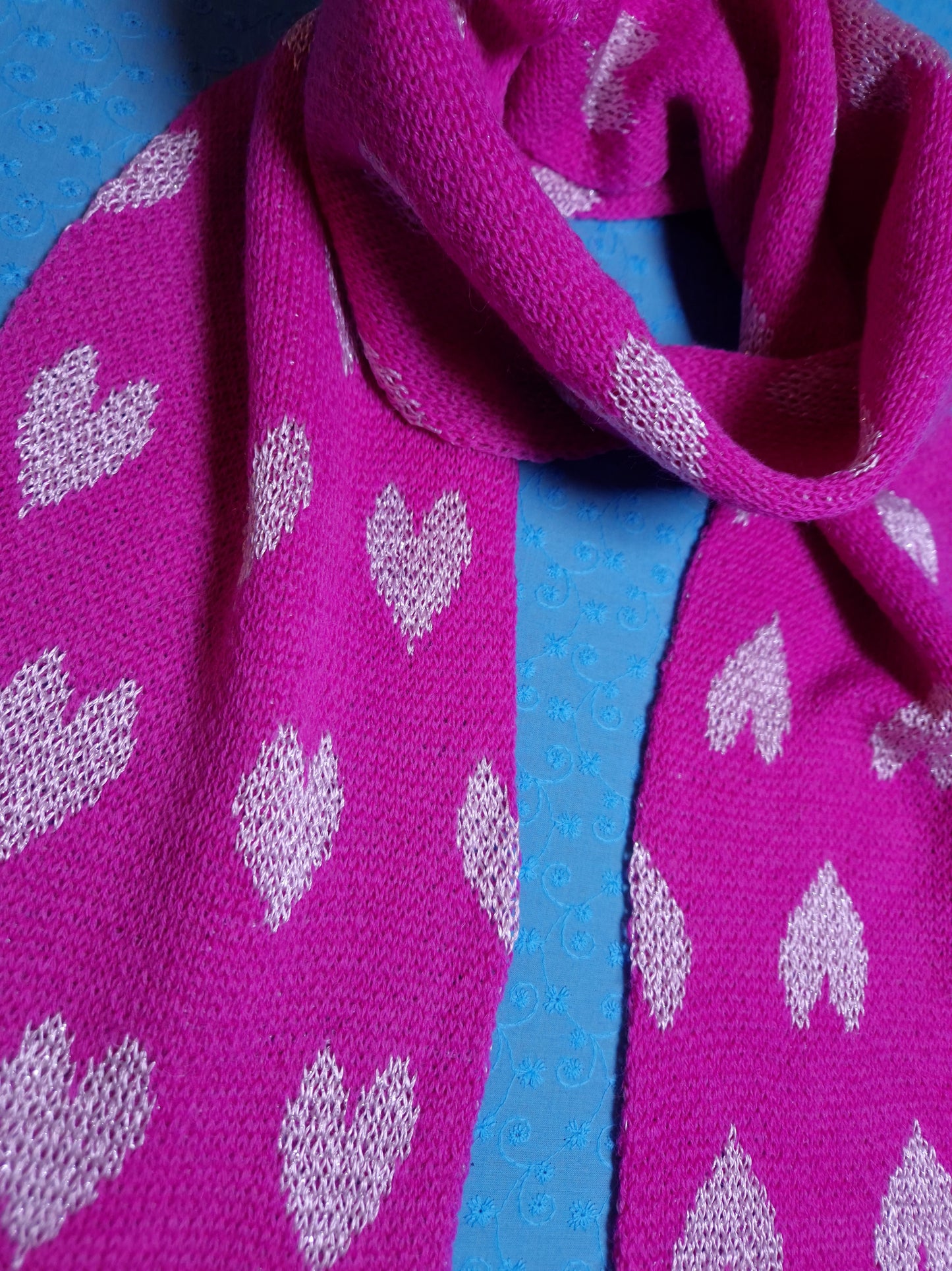 I Heart My Scarf - Fuchsia