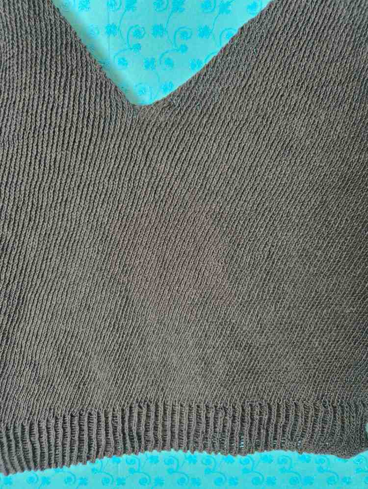 Crop Top Organic Cotton Black (Sample)