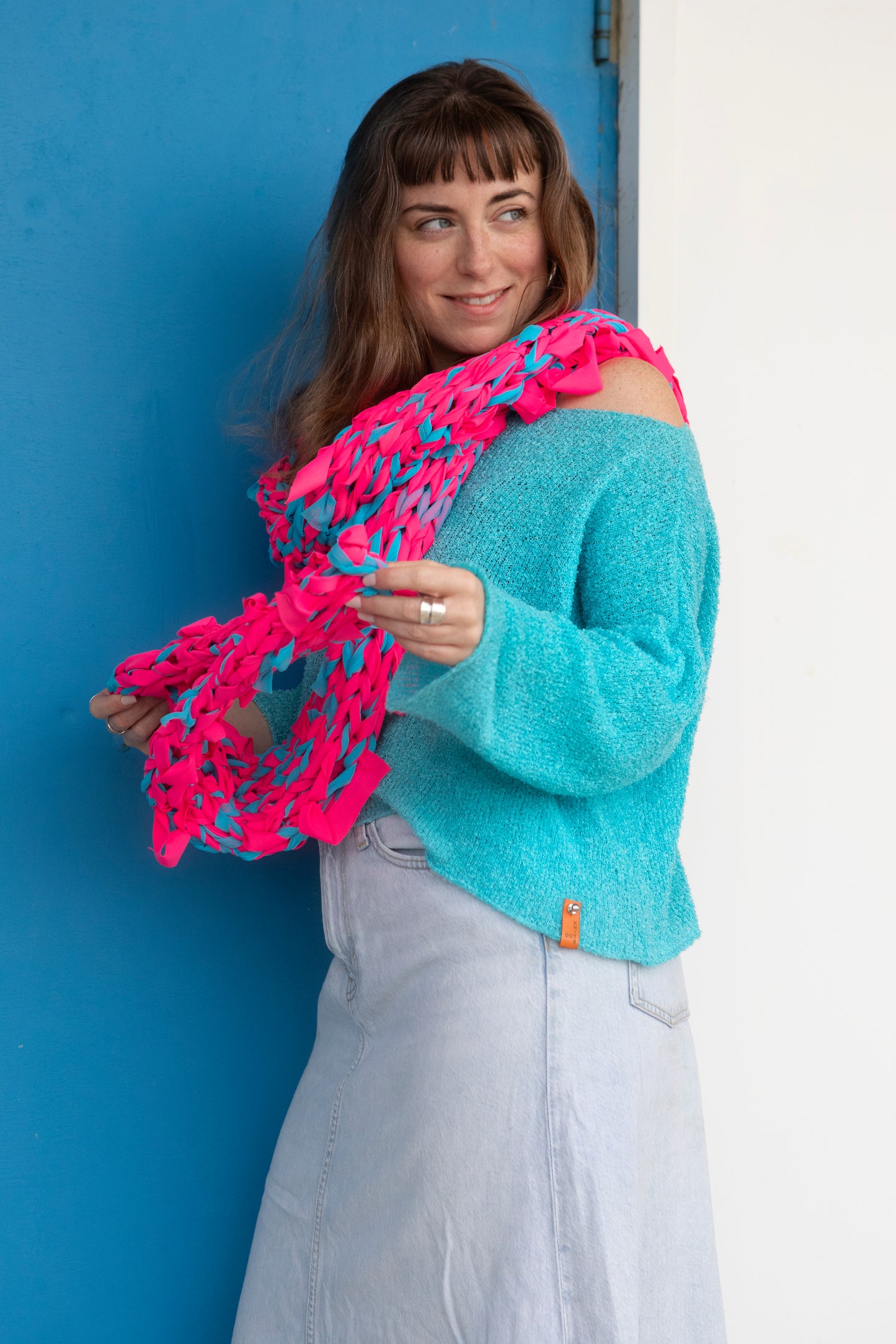 Loose Fit Jumper - Blue