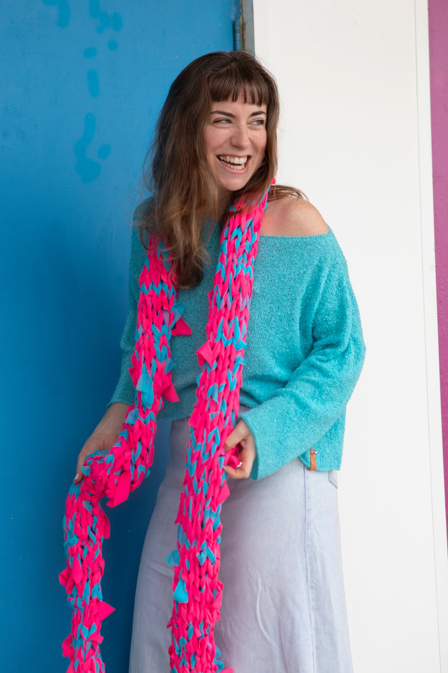 Loose Fit Jumper - Blue
