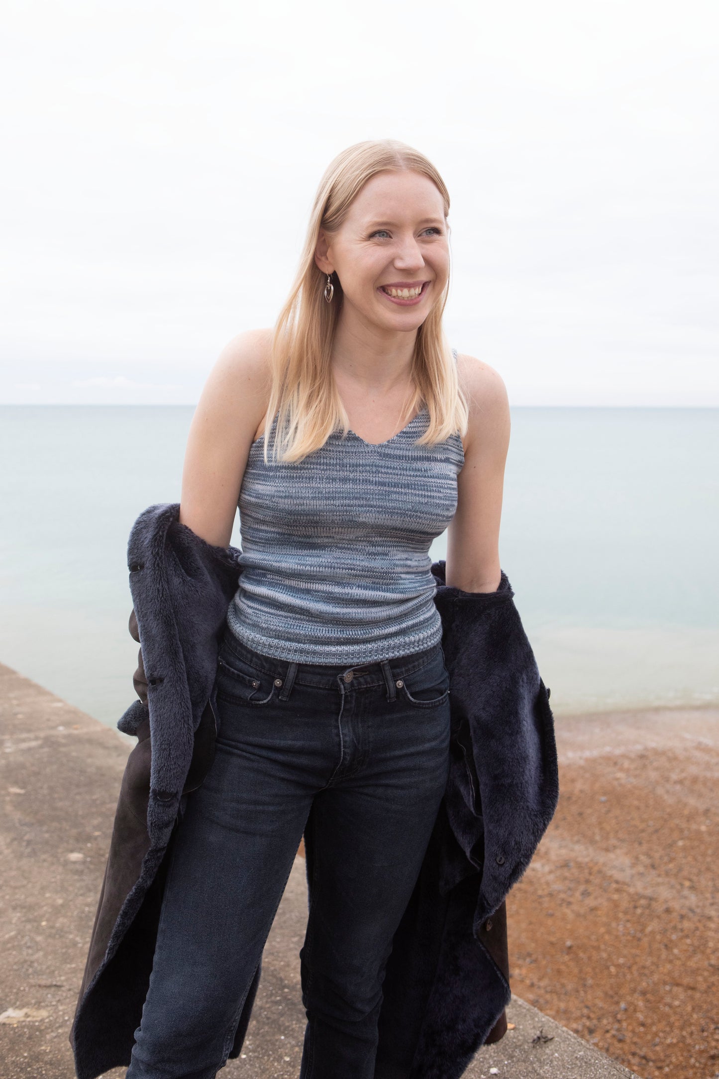 Vest Top - Merino Red