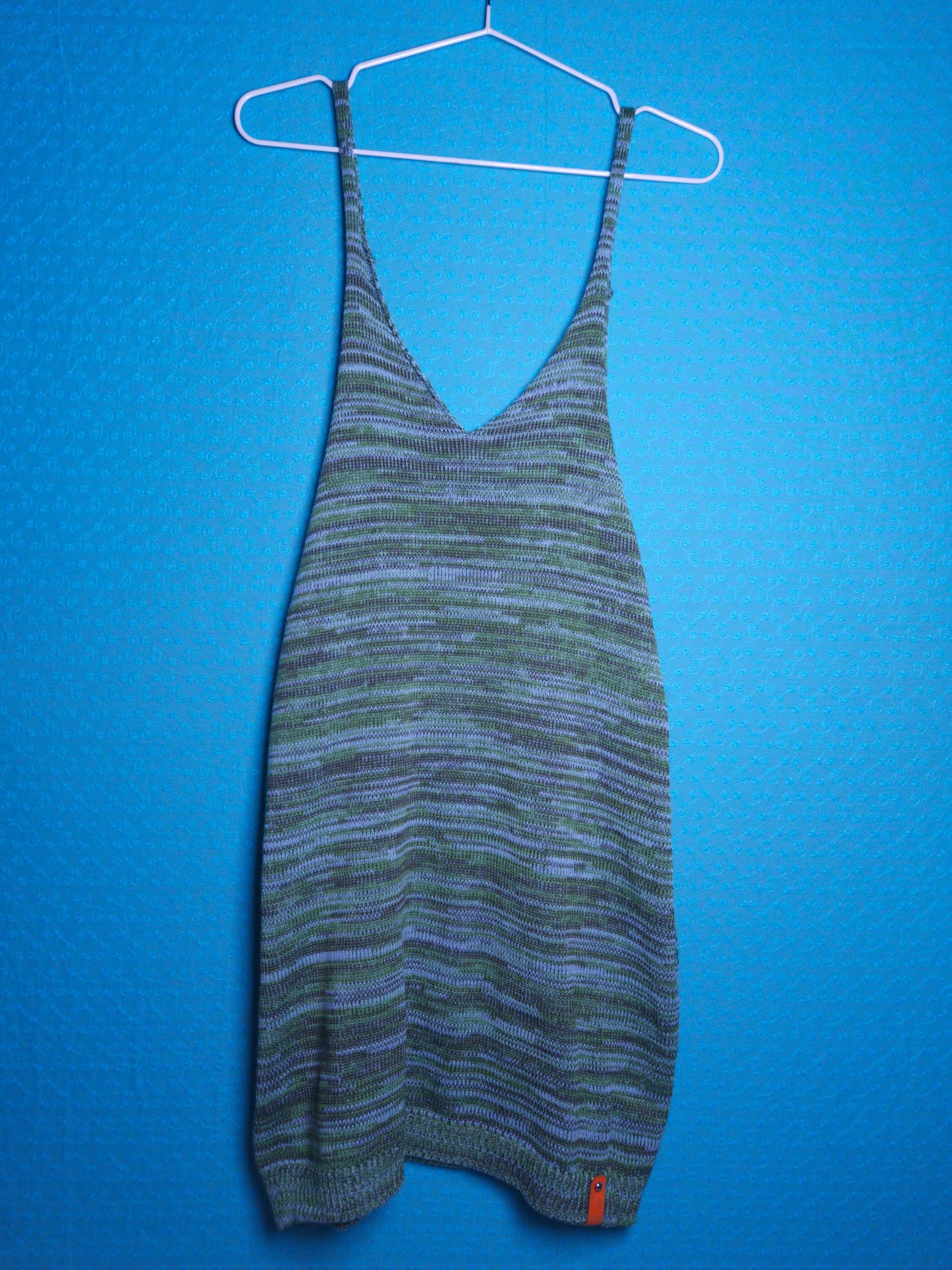 Dungaree Dress - Green