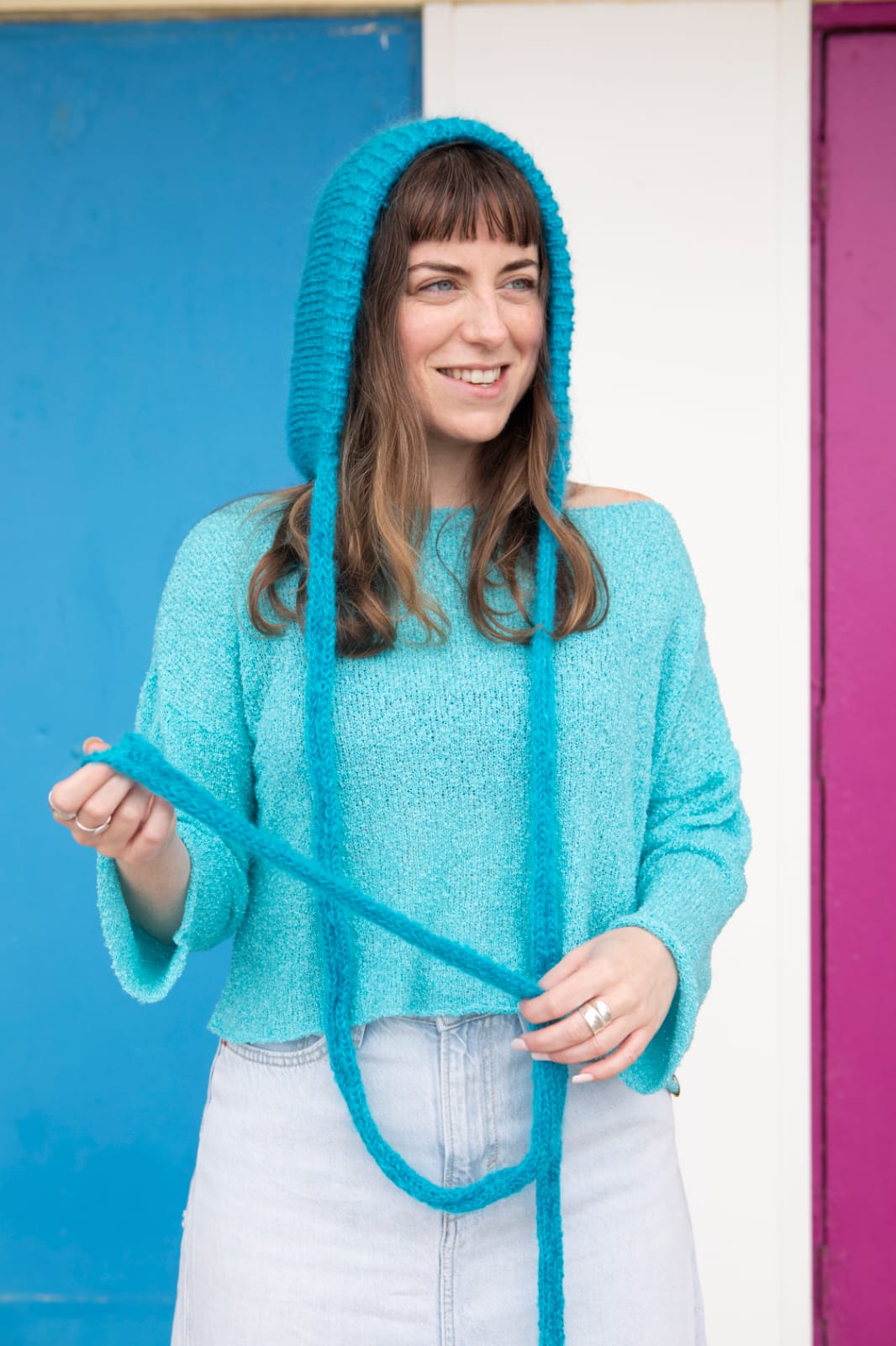 Mohair Bonnet - Purple