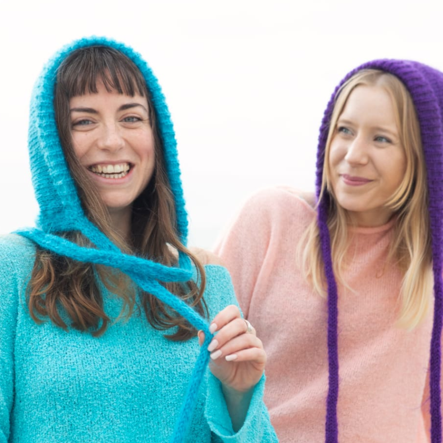 Mohair Bonnet - Purple