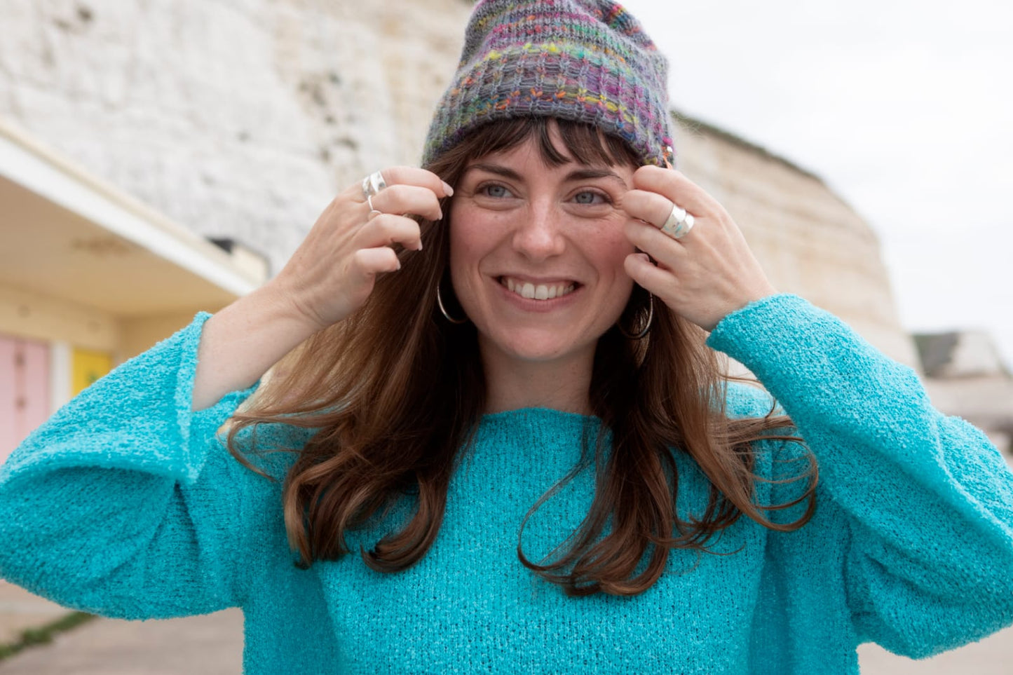 Mohair Hat - Multi Coloured