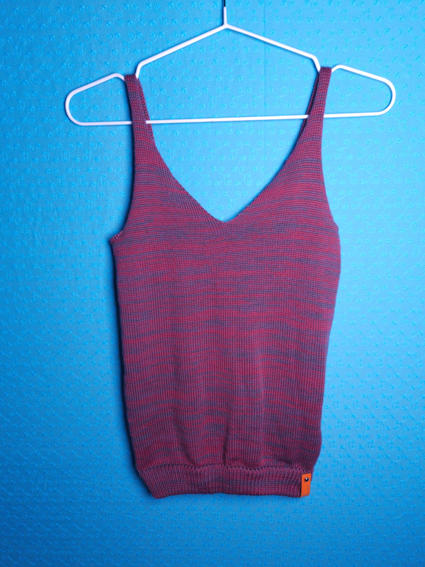 Vest Top - Merino Maroon