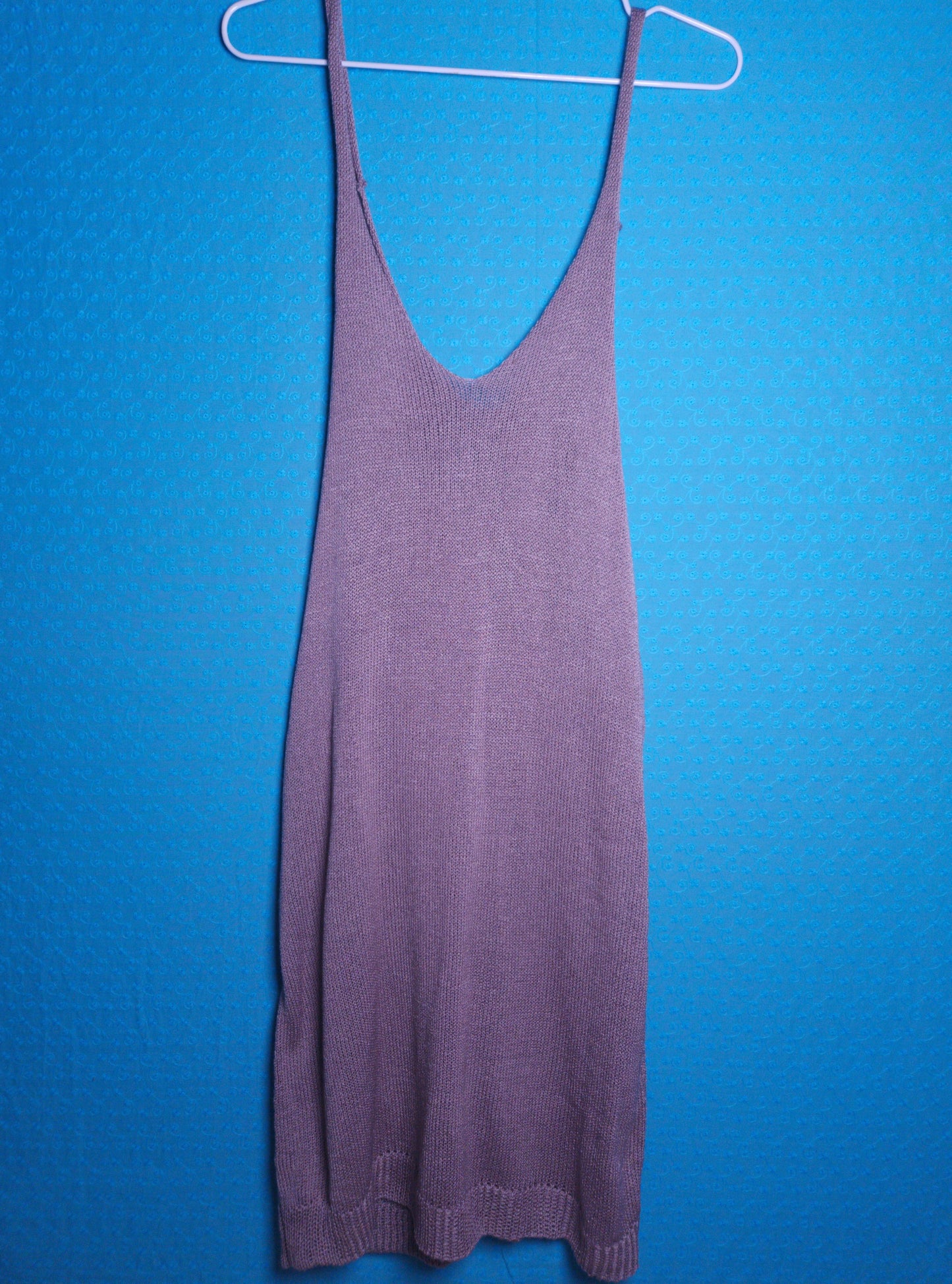Dungaree Dress - Mauve