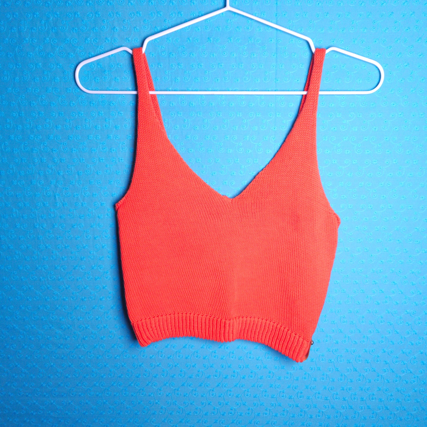 Crop Top Organic Cotton Orange
