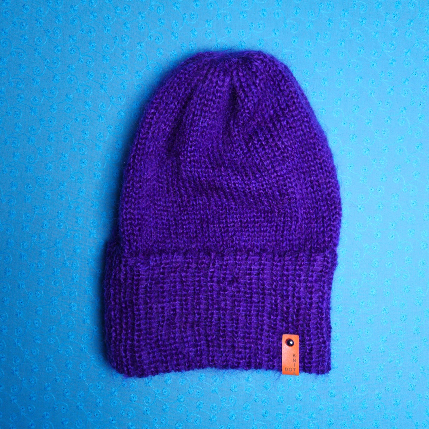 Mohair Hat - Purple