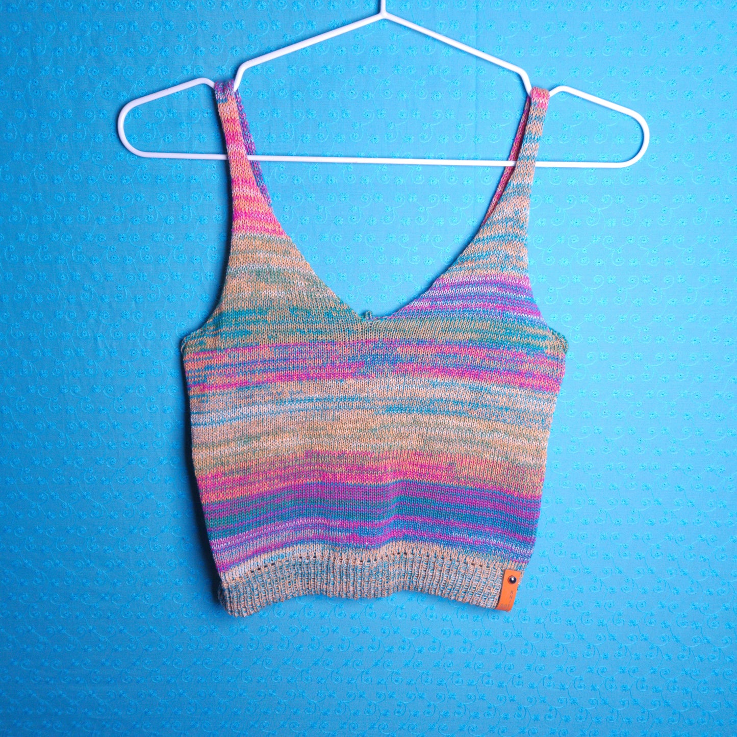 Crop Top Rainbow Cottons