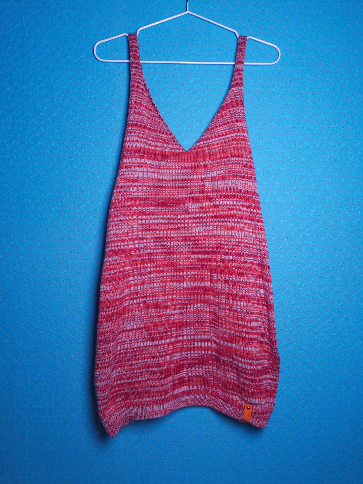 Dungaree Dress - Red