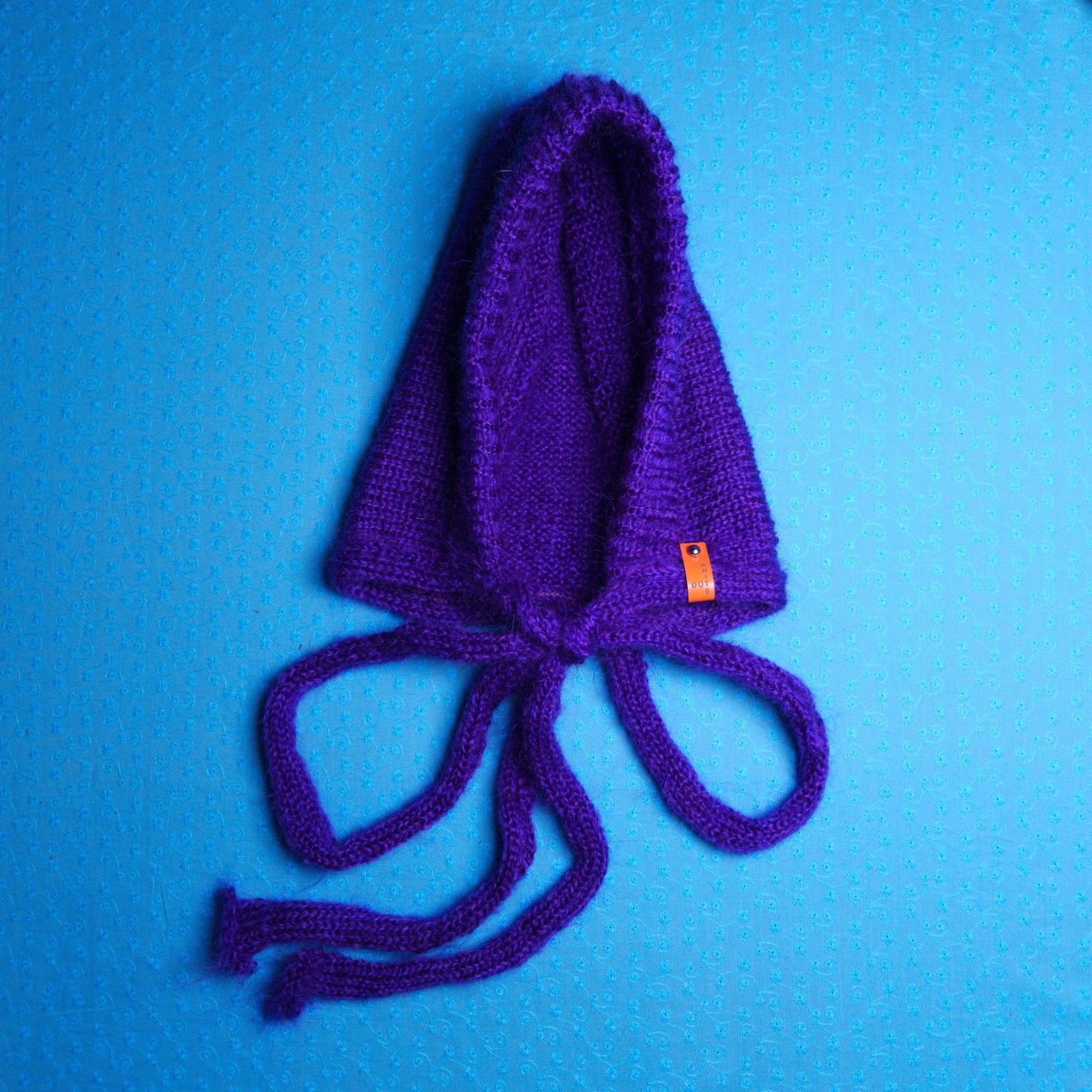 Mohair Bonnet - Purple