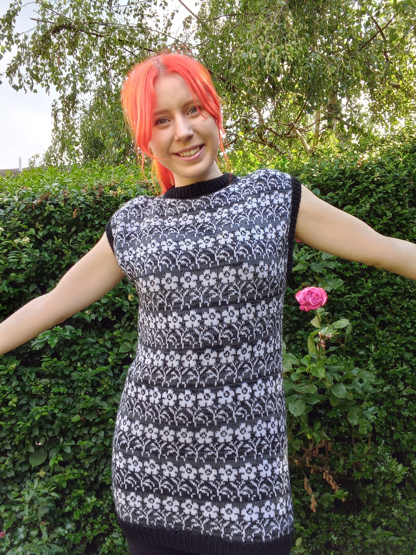 Flower Motif Dress