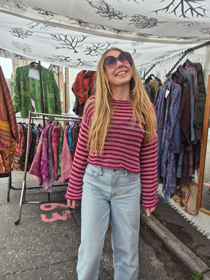 Striped Jumpers Autumn Winter by Dot Knits