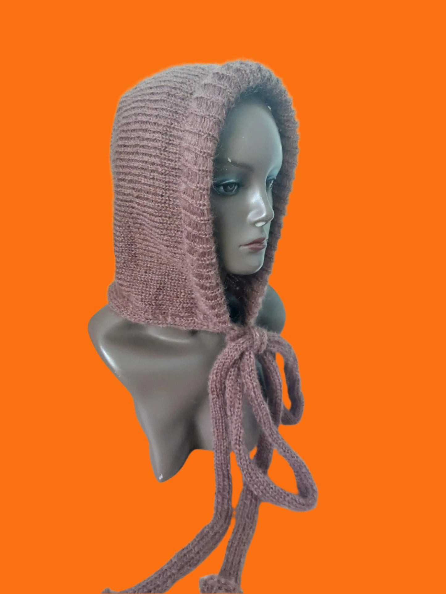 Mohair Bonnet - Brown