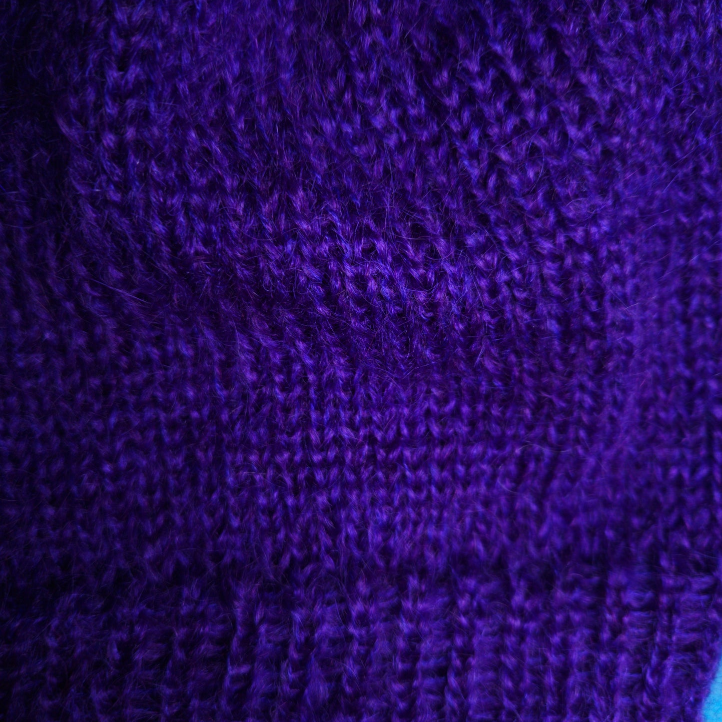 Mohair Hat - Purple