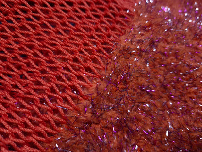 Waste Yarn Scarf - Tangerine