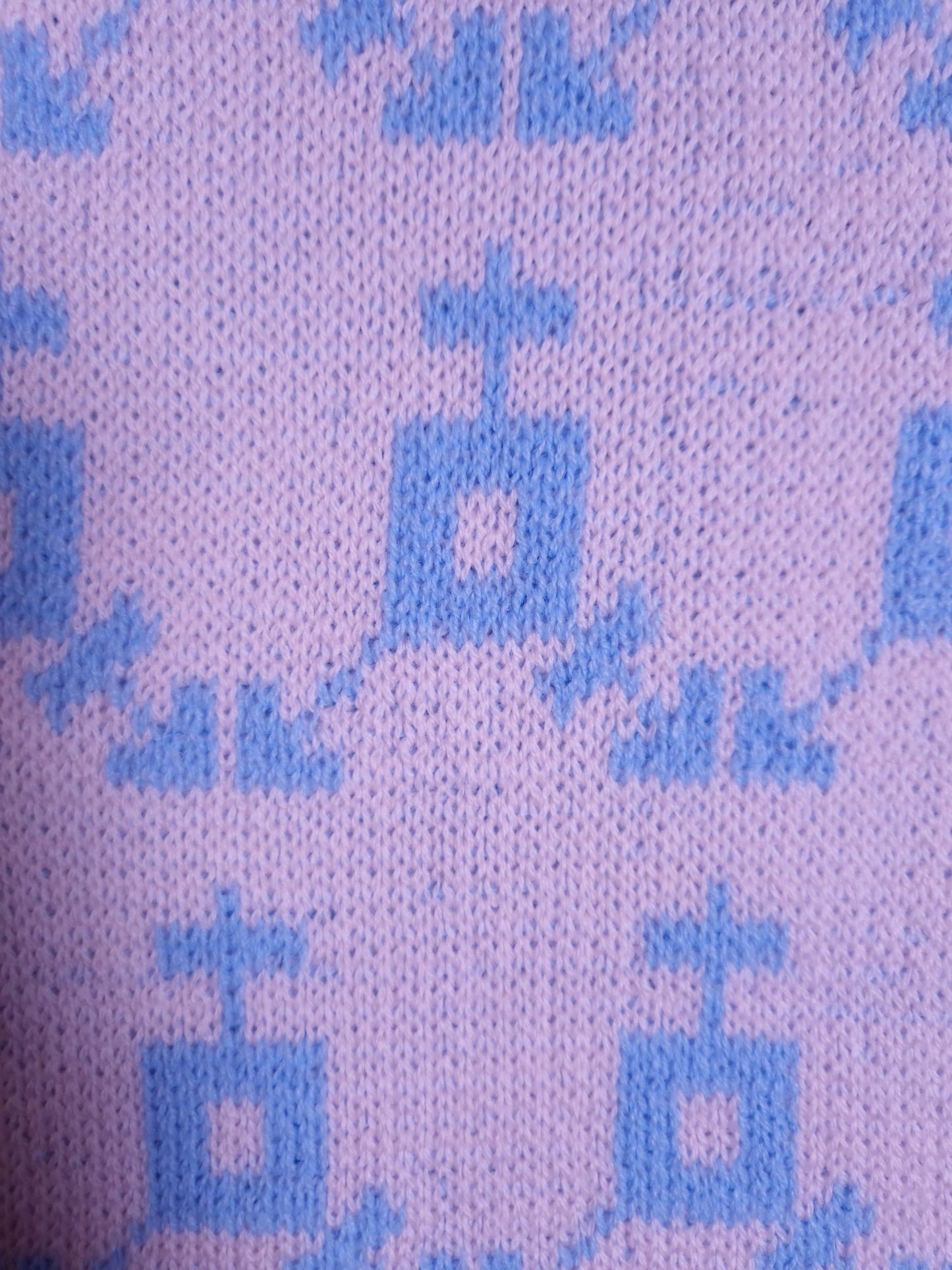 Transgender Symbol Scarf - Baby Pink