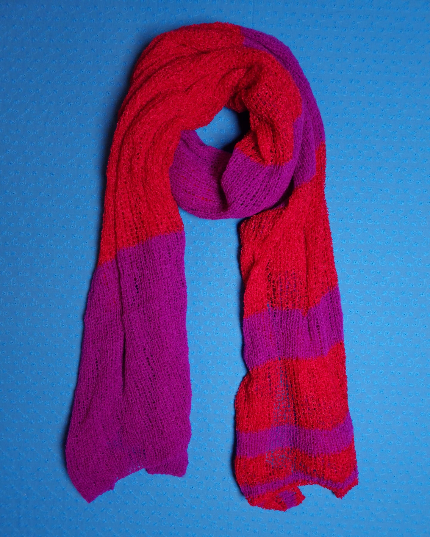 Bouclé Lipstick Scarf