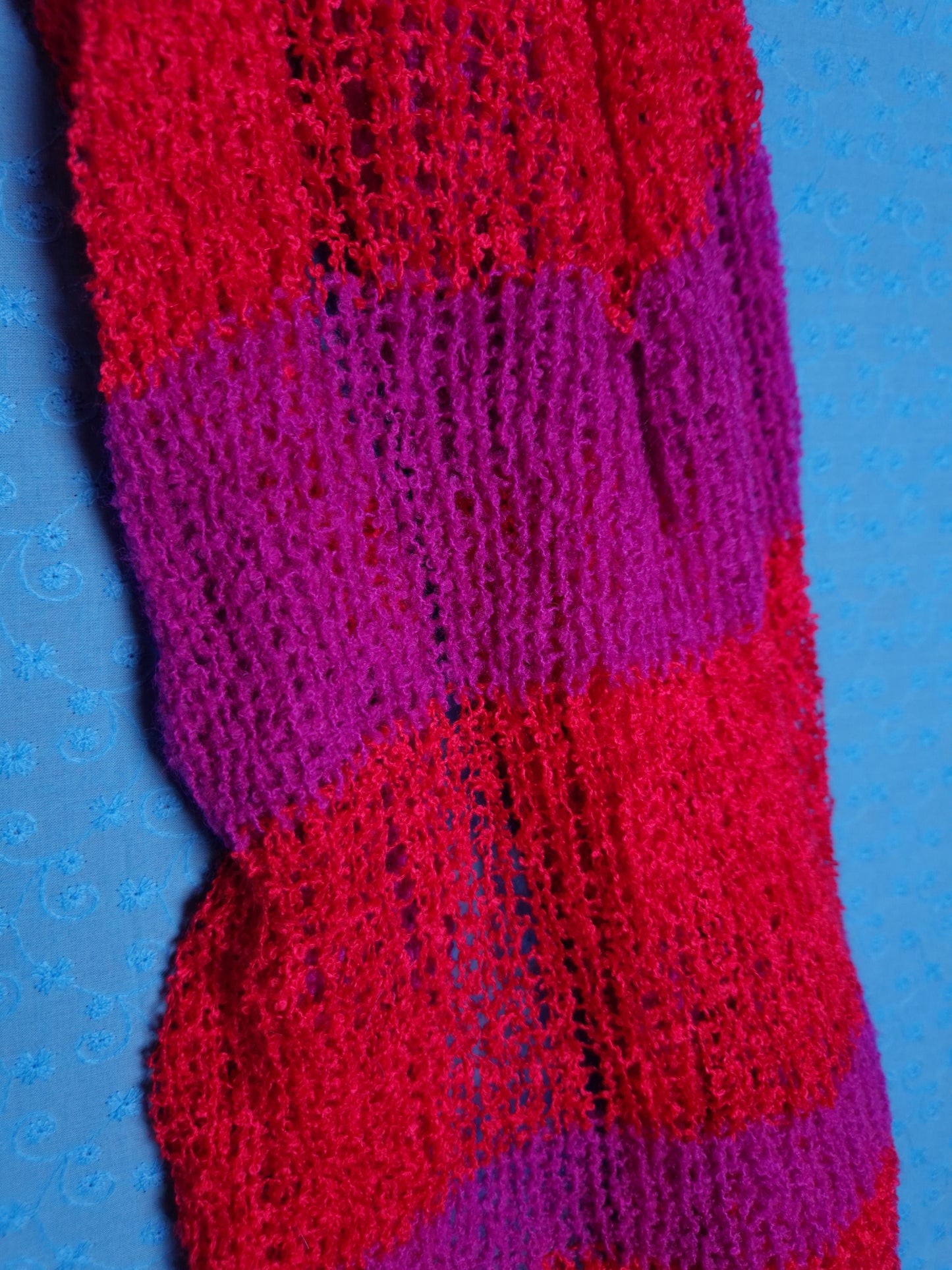 Bouclé Lipstick Scarf