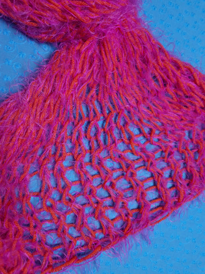 Super Soft Chunky Scarf - Fuchsia