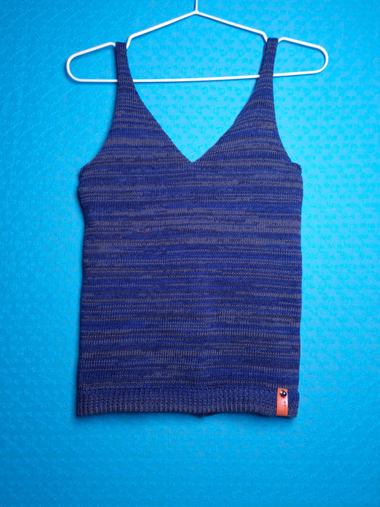 Vest Top Cotton Navy