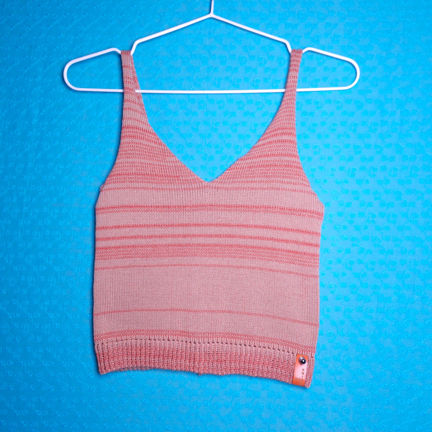 Crop Top Cotton Tan