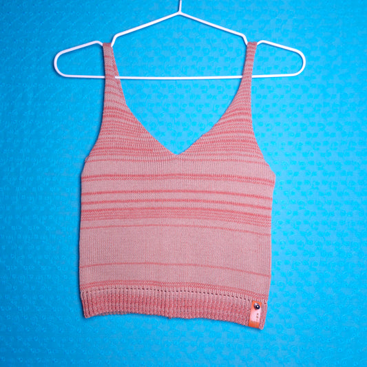 Crop Top Cotton Tan