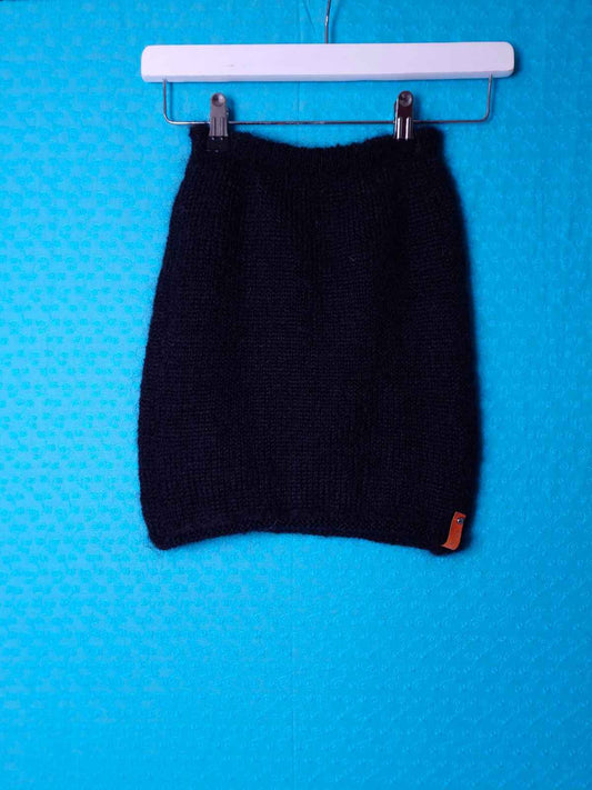 Mohair Skirt - Black (Sample)