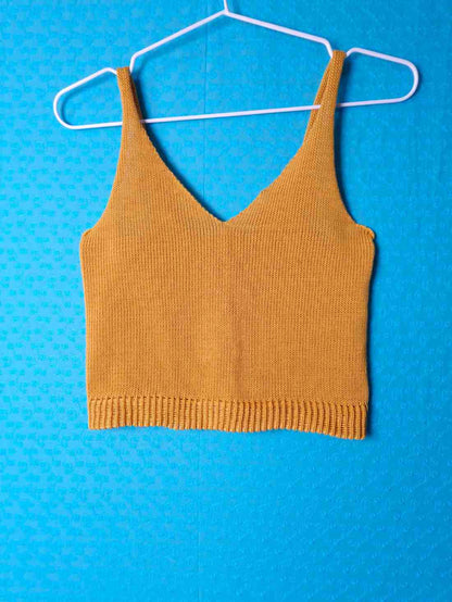 Crop Top Organic Cotton Sunshine