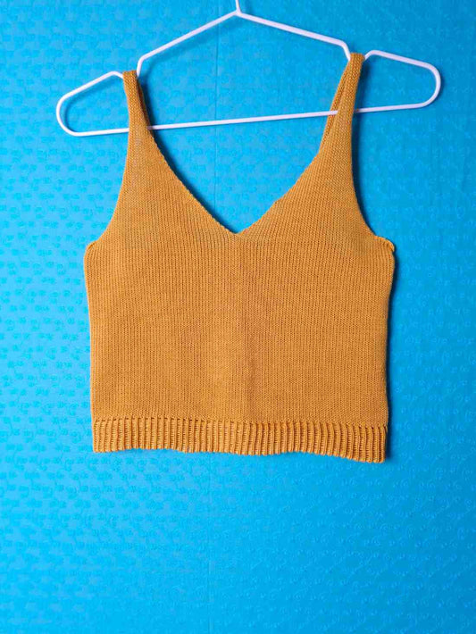 Crop Top Organic Cotton Sunshine