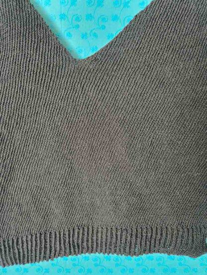 Crop Top Organic Cotton Black (Sample)