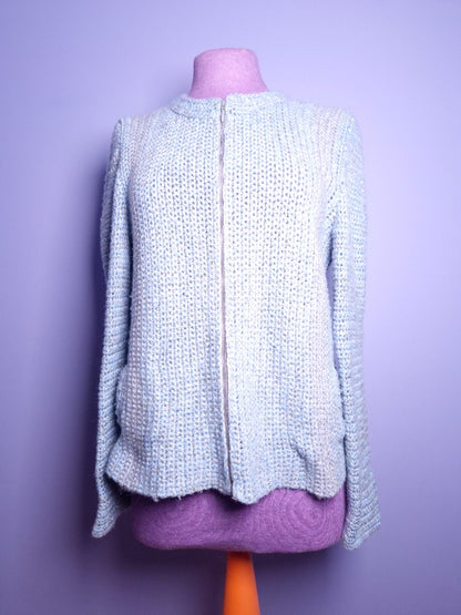 Vintage Handmade Knitted Jackets with Zip Fastening by Ursula