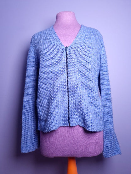 Vintage Handmade Knitted Jackets with Zip Fastening by Ursula
