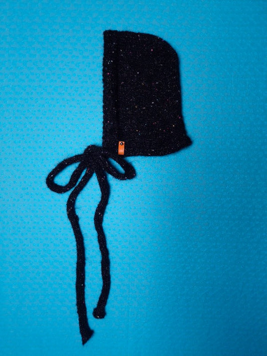 Mohair Bonnet - Black Speckled