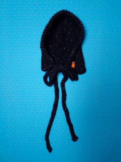 Mohair Bonnet - Black Speckled