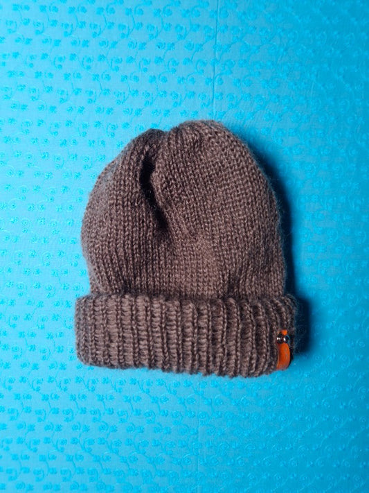 Mohair Hat - Brown