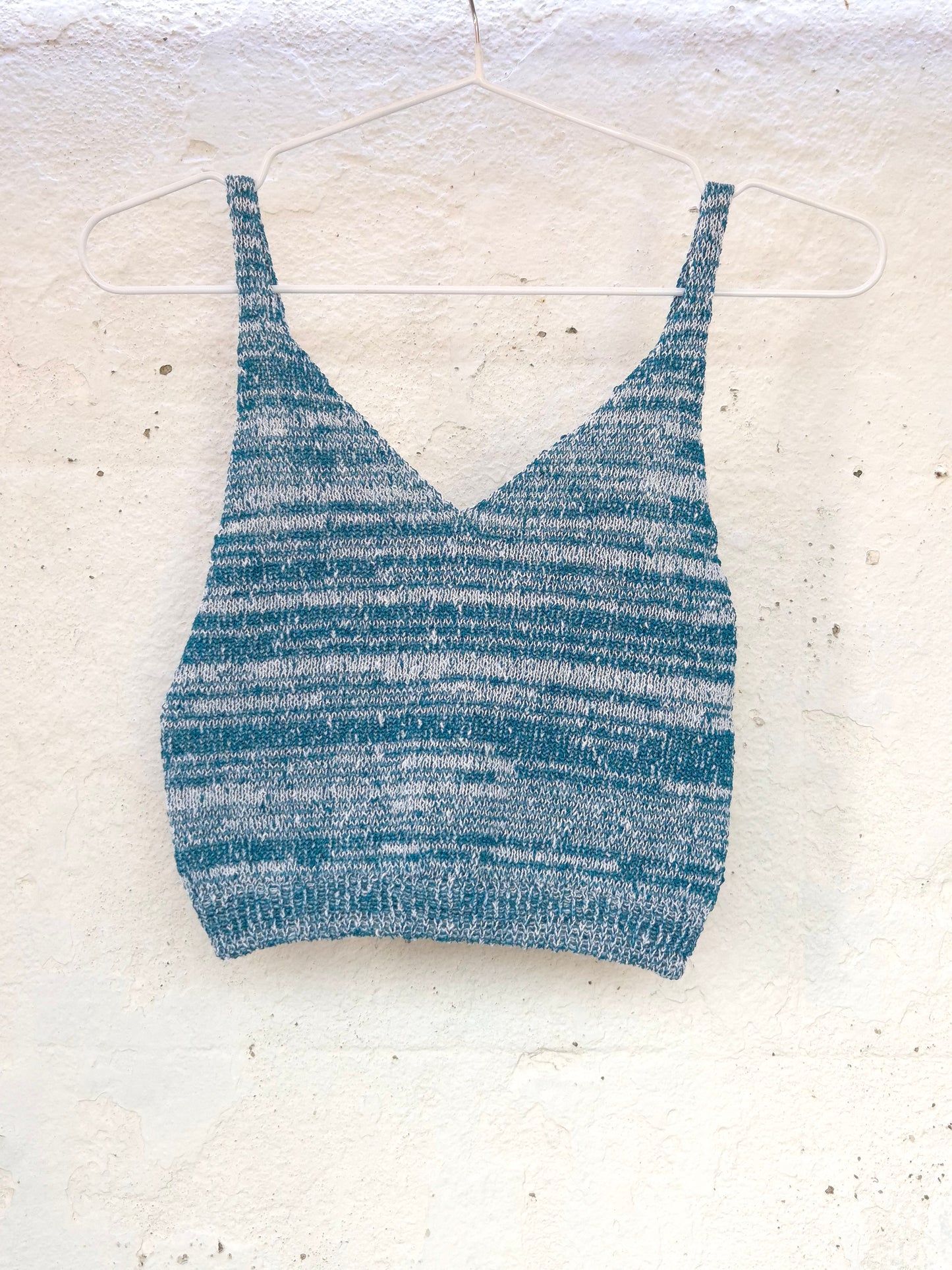 Crop Tops in Textured Fashion Yarns by Dot Knits