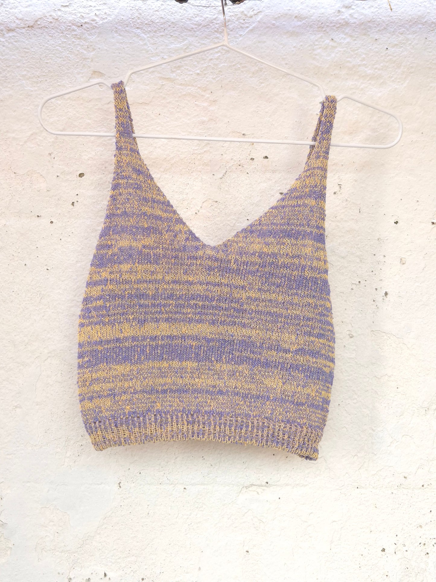 Crop Tops in Textured Fashion Yarns by Dot Knits