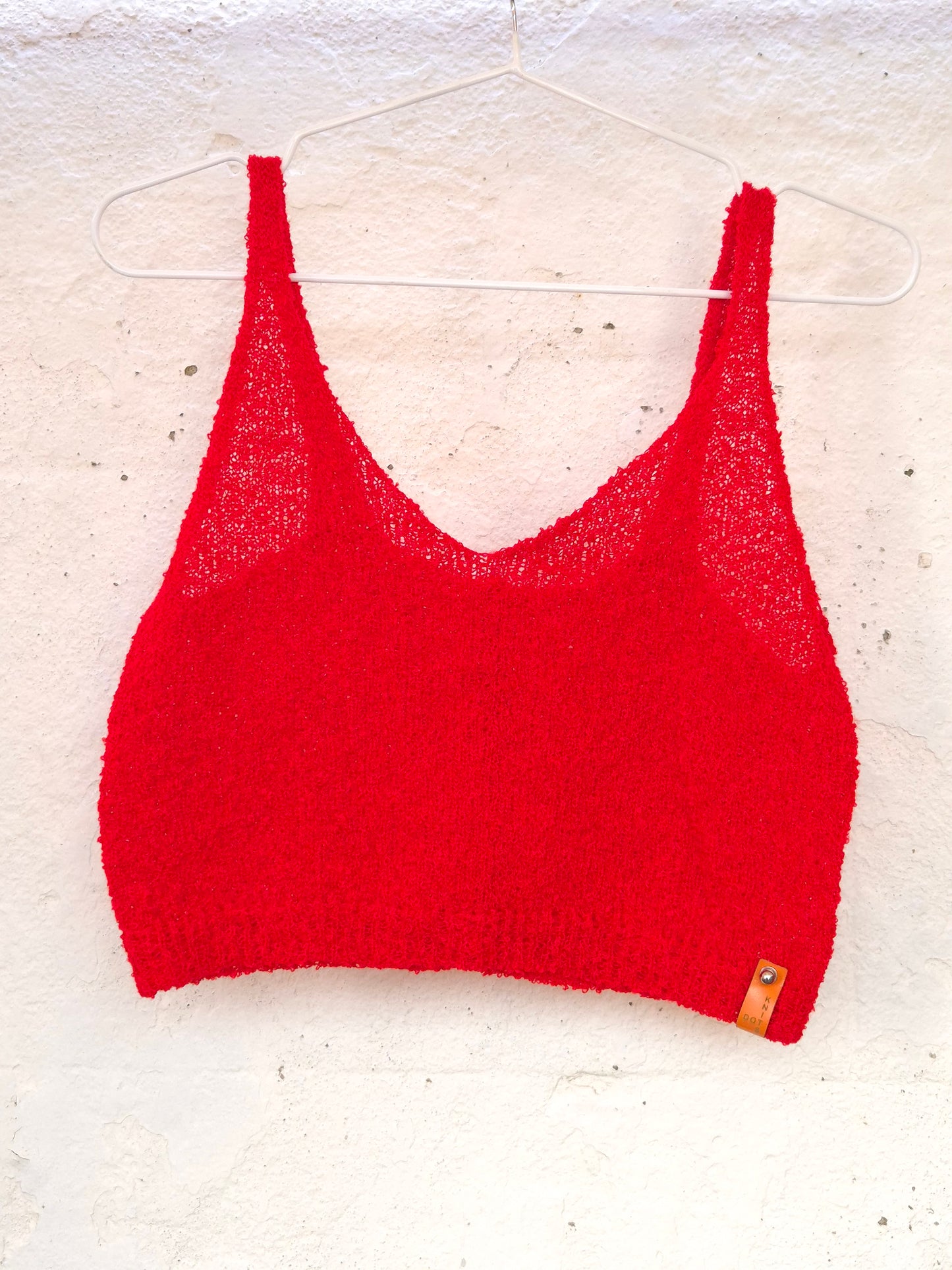 Bouclé Crop Tops by Dot Knits