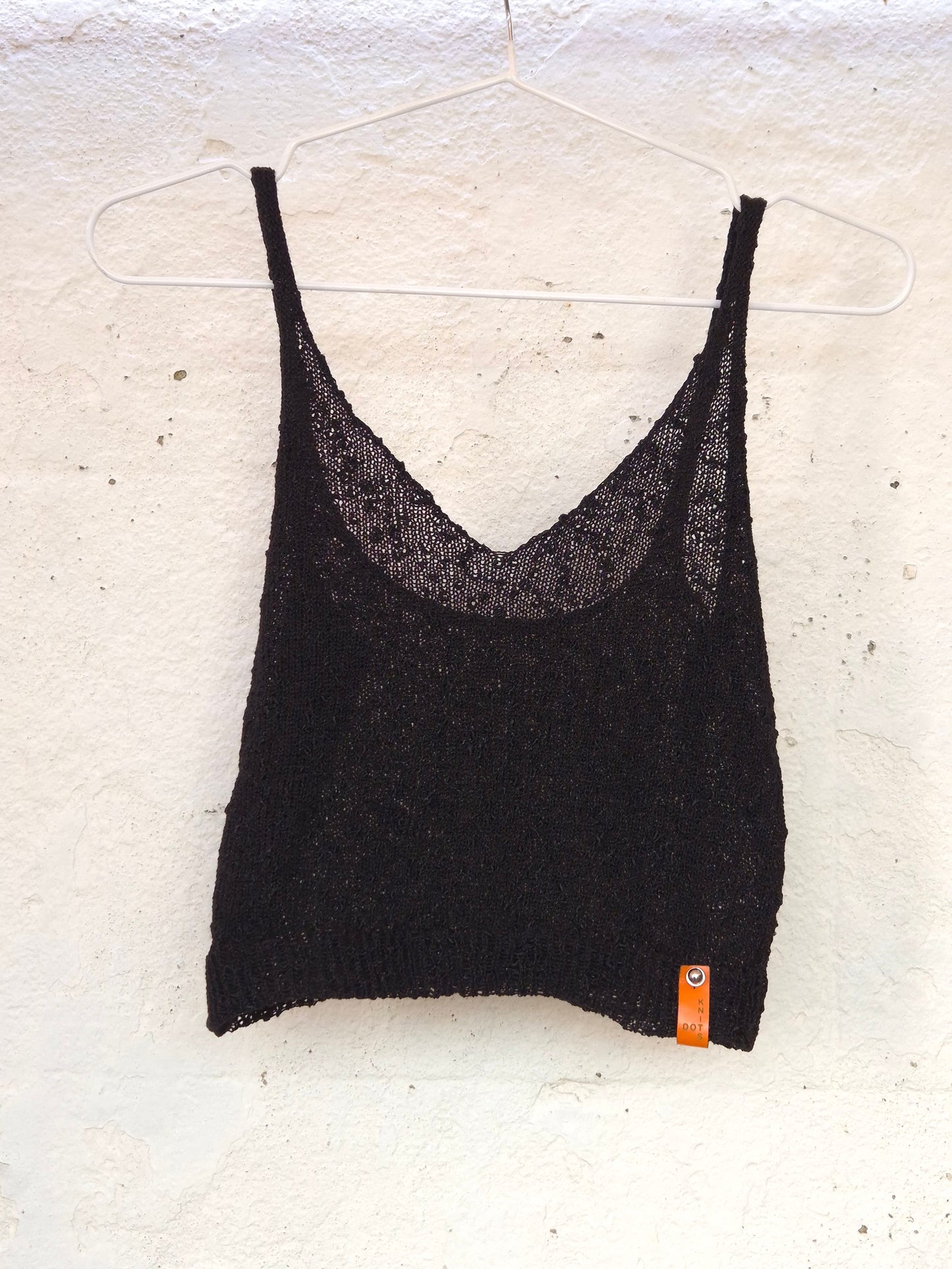 Crop Tops in Textured Fashion Yarns by Dot Knits