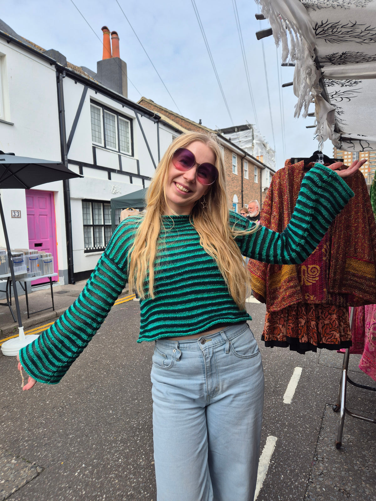 Striped Jumpers Autumn Winter by Dot Knits
