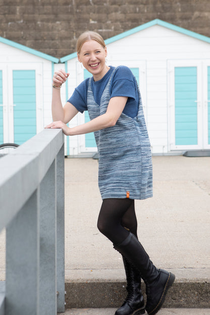 Dungaree Dress - Blue