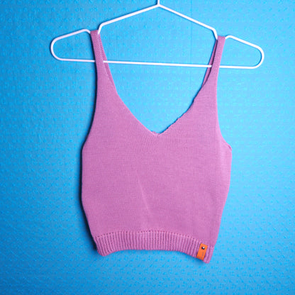 Crop Top Organic Cotton Blush