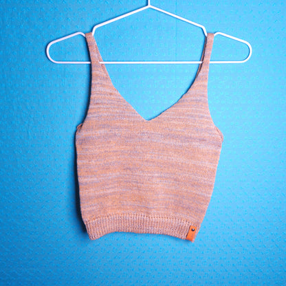 Crop Top Beige Cottons