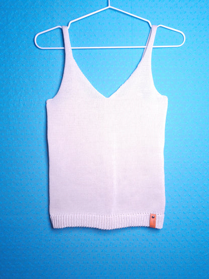 Vest Top Organic Cotton Cream