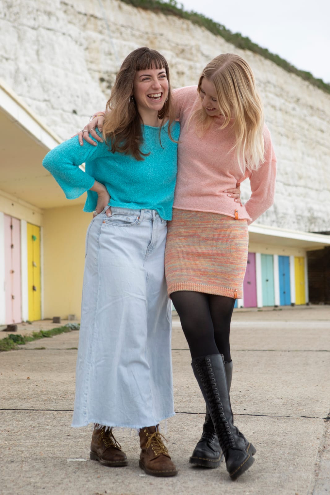 Loose Fit Jumper - Pink Mohair